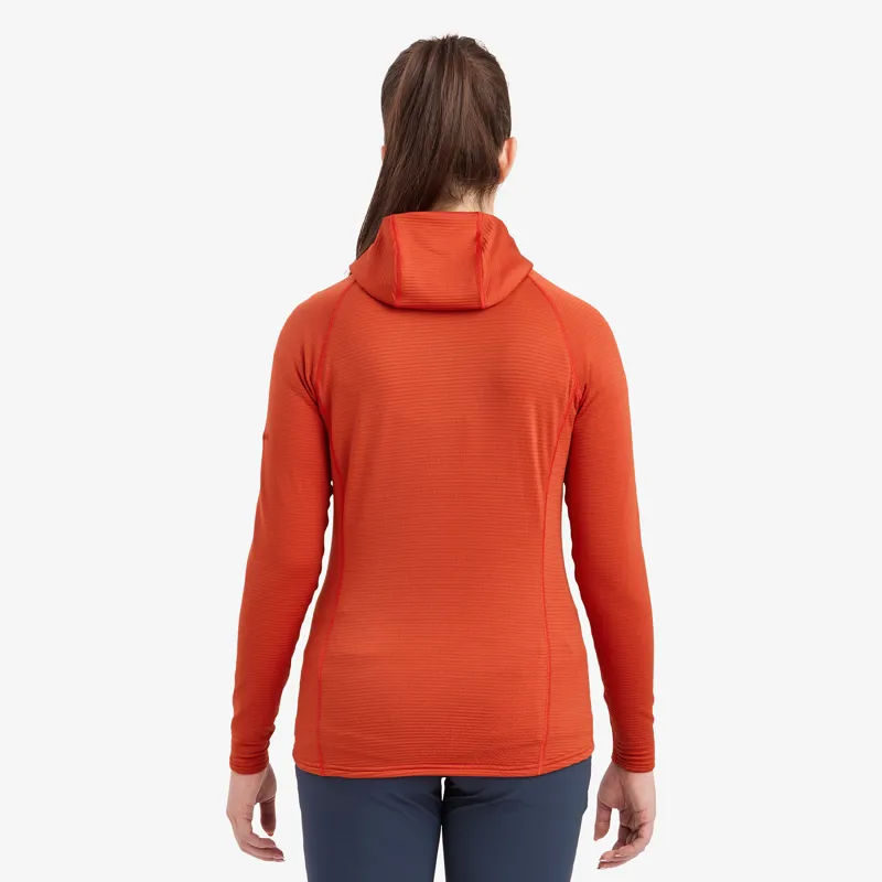 Montane Womens Protium Lite Hoodie Saffron Red-4